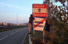 Ende Rechtsstaat Österreich Protestaktion
