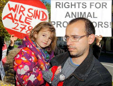 278 Protest bei BA-CA Tennistrophy in Wien