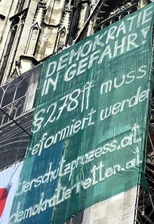 Demokratie in Gefahr