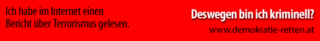 Ich habe im Internet einen Bericht über Terrorismus gelesen.